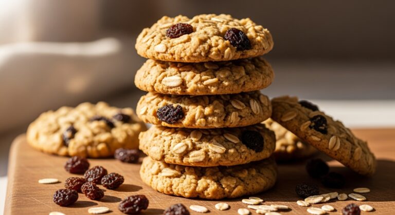 3-Ingredient Oatmeal Raisin Cookies: Easy No-Chill Recipe