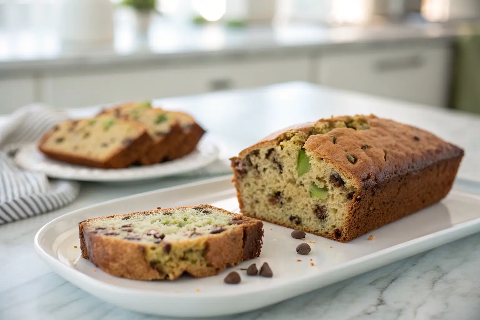 Zucchini Bread with Chocolate Chips