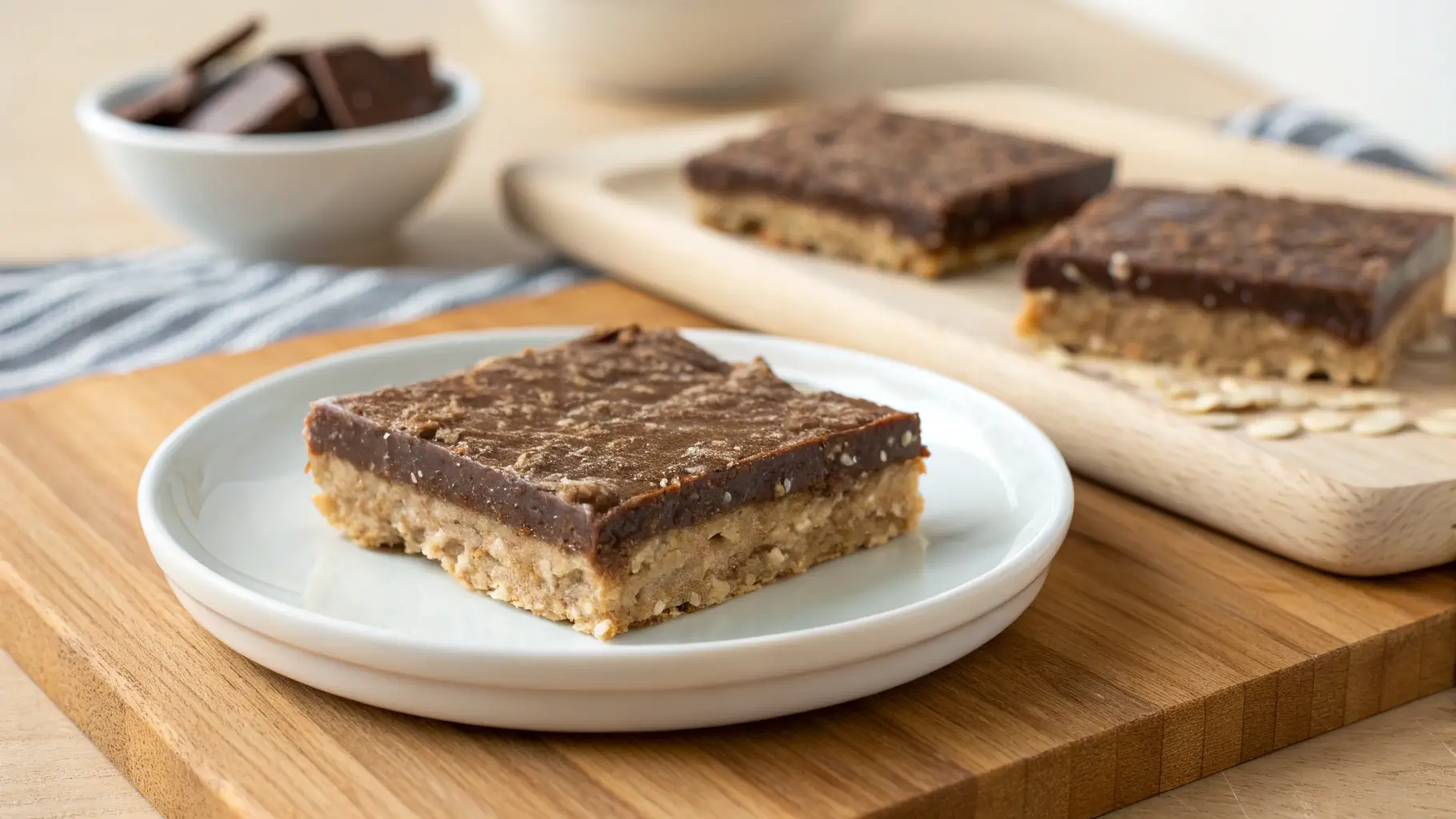 No-Bake Chocolate Oat Bars