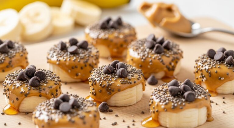 No-Fuss Peanut Butter Banana Bites