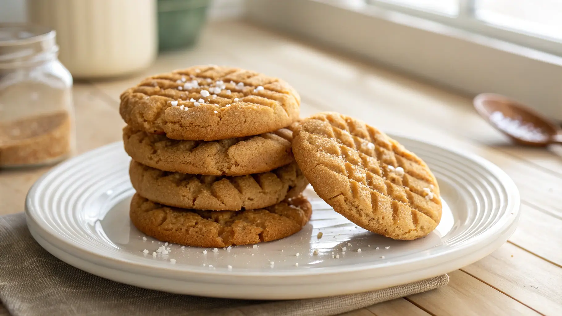 3-Ingredient Peanut Butter Cookies