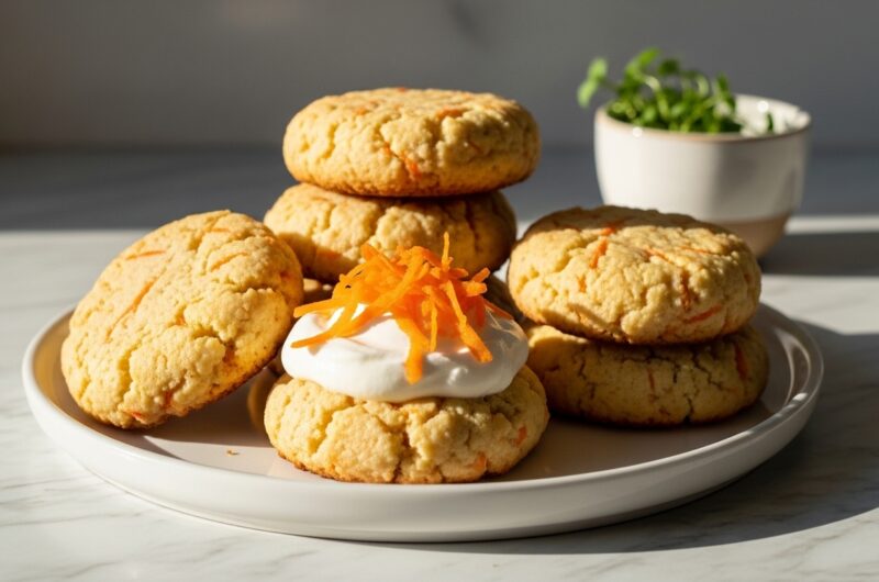 Carrot Cottage Cheese Cookies: Soft & Sweet