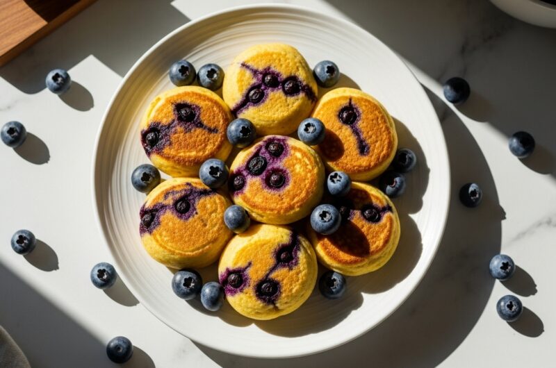 Lemon Blueberry Pancake Bites: Easy Breakfast Fun