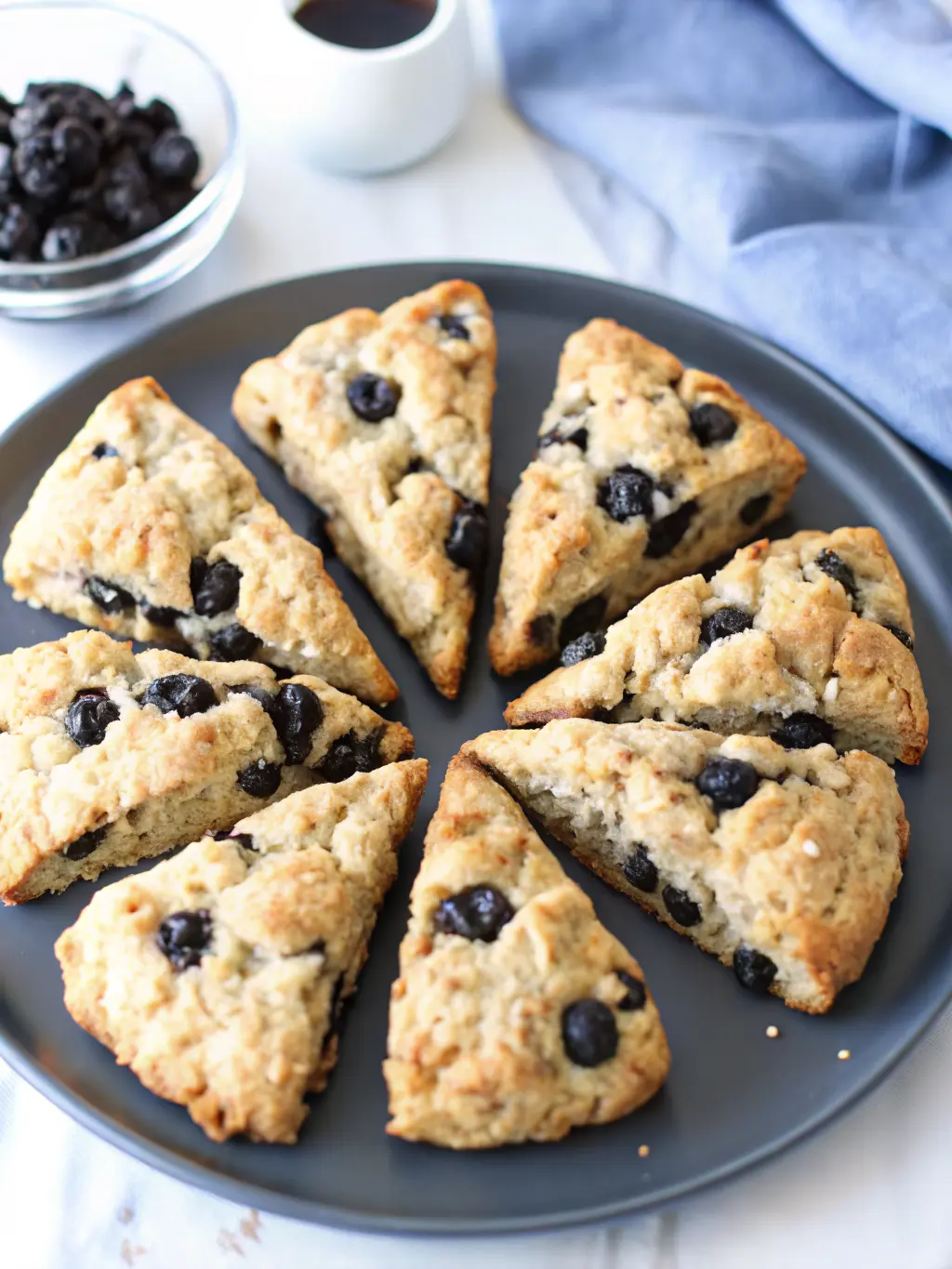 A close-up shot of the Sourdough Chocolate Chip Scone dough being gently patted into an 8-inch circle on a lightly floured surface of a wooden cutting board, surrounded by rich dark chocolate chunks folded in. The texture of the dough is visible, hinting at flakiness. Natural morning light, soft shadows. (3:4 ratio)