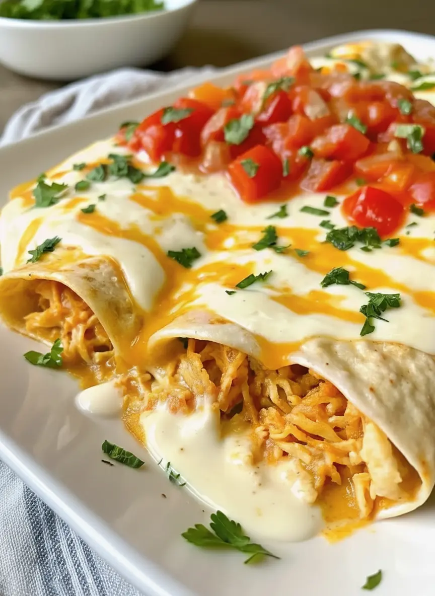 High-angle shot on a wooden cutting board. Ingredients prep: A bowl of shredded chicken, a stack of flour tortillas, a block of Monterey Jack cheese, and fresh vine tomatoes. The scene is lit by natural window light, casting soft shadows. Clean and organized presentation consistent with the kitchen identity.