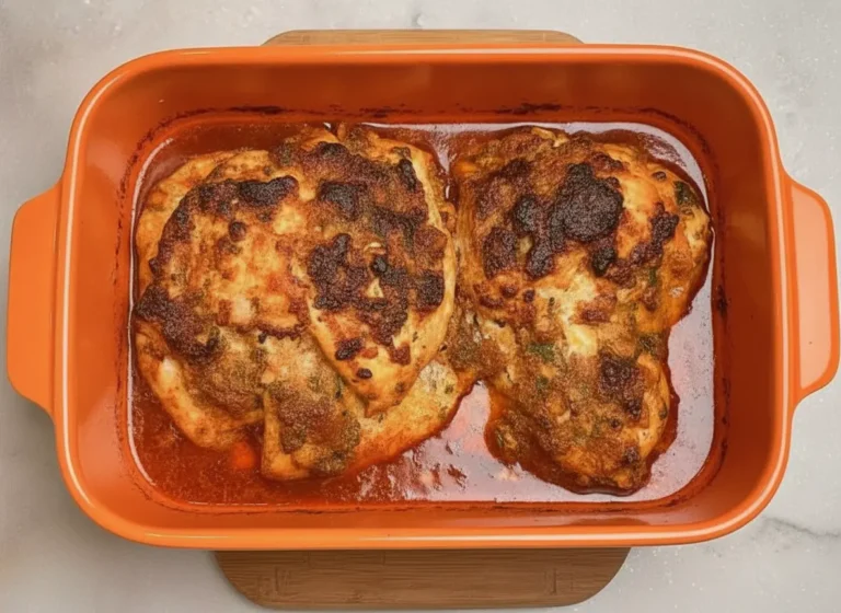 A hero shot of thinly sliced Chicken Shawarma in a Loaf Pan piled high on a rustic wooden cutting board. The meat shows golden-brown charred edges and a moist, juicy interior. In the foreground, a small white ceramic bowl contains red chili oil. The scene is set on a white marble countertop with soft morning light from a side window creating gentle shadows. Fresh parsley sprigs are visible in the background.