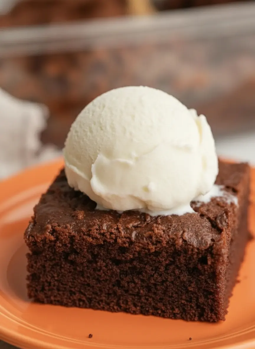 A collection of ingredients for the Chocolate Crunch Cake. Ceramic bowls filled with dark cocoa powder, white flour, and golden crispy cereal are arranged on a well-worn wooden cutting board. A small glass of vegetable oil and two eggs sit nearby on a white marble surface. Soft morning light creates gentle shadows. Minimalist and tidy kitchen setting, 3:4 aspect ratio, no hands, no people.